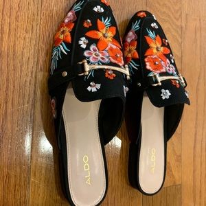 Aldo floral mules